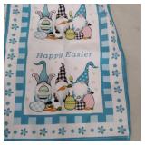 Table Runner Gnome Easter Egg Bunny Dresser Scarves Table Setting Decor Egg Hunt Daisy Floral for Garden Wedding Parties Dinner Easter Home Decoration Spring Holidays** see last pics for design