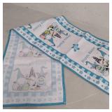 Table Runner Gnome Easter Egg Bunny Dresser Scarves Table Setting Decor Egg Hunt Daisy Floral for Garden Wedding Parties Dinner Easter Home Decoration Spring Holidays** see last pics for design