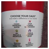 CAUS Stainless Large Tumbler Crisis Relief, 24 oz, RED