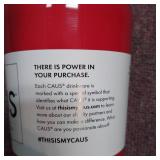 CAUS Stainless Large Tumbler Crisis Relief, 24 oz, RED