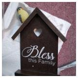 Precious Moments Bless This Family Garden Stake Metal/Resin 171444