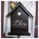 Precious Moments Bless This Family Garden Stake Metal/Resin 171444