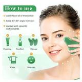 Gua Sha Facial Tools - 2 Pack Gua Sha Massage Toolï¼ Natural Jade Gua Sha, Relieve Muscle Tensions Reduce Puffiness