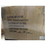 Madison Park Arlene Brown Accent Chair Retail:$383.99