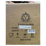 16-Piece Modern Colored Pattern Porcelain Dinnerware Set (Service for 4) -Retail $74.99