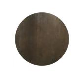 Carson Carrington Uddfors Modern Concrete & Brown Oak Round Coffee Table Retail:$559.99