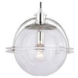 James Allan VXP3020 Polished Nickel Christian 1 Light 12" Wide Pendant