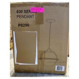 James Allan VXP3020 Polished Nickel Christian 1 Light 12" Wide Pendant