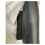 Kerrogee Mid Century Leather Lounge Chair Ottoman Set - Black/ White / Cream Retail:$824.99