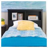 Beds Taylor & Olive Winnecunnet Black Twin-size Bookcase Headboard -Retail $127.49