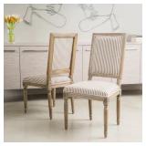 Madison Weathered Oak Dining Chair (Set of 2) by Christopher Knight Home -Retail $425.99
