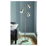 3-Light LED Track Tree Floor Lamp -Retail $73.49