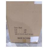 COZAYH Contemporary Mirror Front 2-Drawer Nightstand, Black- Retail:$195.99