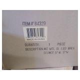 DecMode Indoor 5"W, 17"H Iron Wall Sconce Brown -Retail $76.61