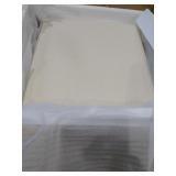 Hadley Weathered Storage Ottoman Cream Colored Cushion Top Retail: $125.99