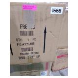 Hadley Weathered Storage Ottoman Cream Colored Cushion Top Retail: $125.99