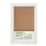 Achim GII Morningstar Indoor Cordless Woodtone Vinyl Light Filtering Window Mini Blind, 64" L x 42" W