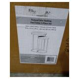 FirsTime & Co. Natural Isla Nesting End Table 2-Piece Set, Natural, 16 x 16 x 24 in -Retail $132.29