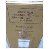 FirsTime & Co. Natural Isla Nesting End Table 2-Piece Set, Natural, 16 x 16 x 24 in -Retail $132.29