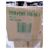 Artificial Garland 9-foot Spruce Garland with Silver Bristle, Cones, Red Berries and Glitter with 50 Clear Lights - Green Retail: $48.99