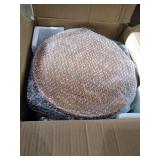 Black- Glitzhome 19"H Farmhouse Metal Accent Table Storage Stool Set of 2- Retail:$98.49