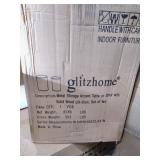 Black- Glitzhome 19"H Farmhouse Metal Accent Table Storage Stool Set of 2- Retail:$98.49