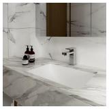 18/20/21-inch Ceramic Rectangular Undermount Bathroom Sink with Overflow- Retail:$89.99