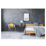 Lana Acacia & Iron Powered Accent C Table w/ USB & AC Power- Retail:$169.49