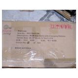 Lana Acacia & Iron Powered Accent C Table w/ USB & AC Power- Retail:$169.49