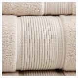 Madison Park Signature Cotton 8-piece Antimicrobial Towel Set - Natural -Retail $51.74
