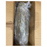 Gold Aluminum Contemporary Decorative Vase 27" -Retail $81.56