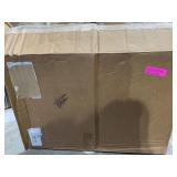 Gold Aluminum Contemporary Decorative Vase 27" -Retail $81.56