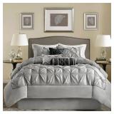 Madison Park Wilma 7-Pc. Queen Comforter Set Bedding -Retail $127.89