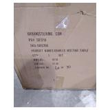 Charles Nesting Tables Faux Shagreen with Gold Metal Grey Retail: $198.49