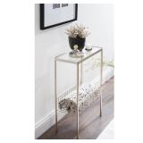 Kate and Laurel Trubey Modern Side Table Silver Retail: $125.99