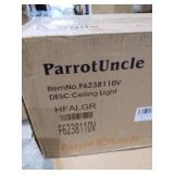 Parrot Uncle Industrial 50-in Wooden 5-Blade Ceiling Fan with Remote- Retail:$234.99