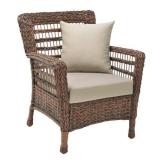 Modern Concept Faux Sea Grass Resin Rattan Patio Chair Retail: $416.99
