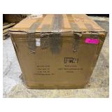 Square Dustpan Adjustable Bar Stool PU Leather (Set of 2) White -Retail: $194.99