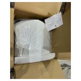 Oakley Chair in White Faux Leather with Gold Chrome Base Retail: $174.99