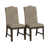 Furniture of America Faulk Espresso Side Chairs Brown (Set of 2) Retail: $392.99