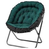 Papasan Moon Chair - Plush Microfiber Jasper Green Retail: $109.99
