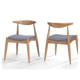 Francie Mid-century Dining Chairs (Set of 2) by Christopher Knight Home Retail:$212.99