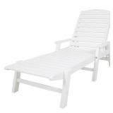 Polywood Nautical Chaise w/ Arms -Retail $329.00