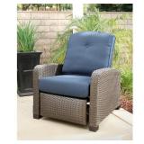 Barcalounger Galloway Cushioned Fully Woven Recliner Indigo Retail: $944.99