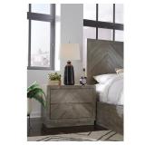 The Gray Barn Morning Star Solid Wood 2-drawer Nightstand in Rustic Latte Retail:$416.99