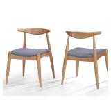 Francie Mid-century Dining Chairs (Set of 2) by Christopher Knight Home Retail:$212.99