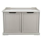 XL Wooden Litter Box Enclosure Gray Retail:$129.99