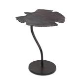Tomilson Modern Handcrafted Aluminum Frond Leaf Side Table by Christopher Knight Home - 18.00" L x 18.00" W x 21.00" H Retail:$104.99