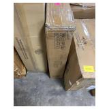 HOMCOM Rolling Kitchen Island Cart with Rubber Wood Top, 3-Tier Spice Rack, Towel Rack and Drawers for Dining Room Retail:$286.99