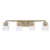 Karina 4-light Winter Gold Bath/Vanity Fixture Retail:$302.39
